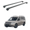 Багажник за Volkswagen Caddy (V - railing) (2020-->) AERO BAR BLACK