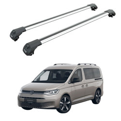 Багажник за Volkswagen Caddy (V - railing) (2020-->) AERO BAR