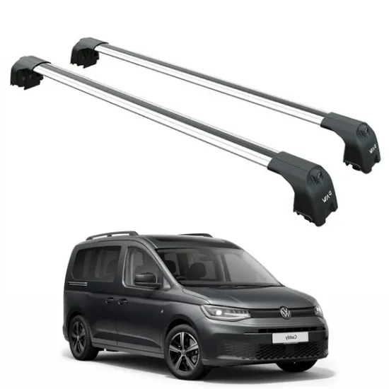 Багажник за Volkswagen Caddy (V - railing) (2020-->) AERO BAR