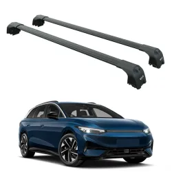 Багажник за Volkswagen ID.7 Tourer 5d (Integrated railing) (2025-->) AERO BAR BLACK