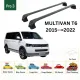 Багажник за Volkswagen T6 Multivan Fix Point (2015-->2024) AERO BAR BLACK