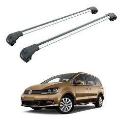 БАГАЖНИК ЗА Volkswagen Sharan 5d MPV (II/7N II.2/7N - railing) (2010-->2015) (2015-->) AERO BAR