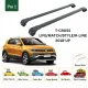 Багажник за Volkswagen T-Cross 5d (railing) (2019-->) AERO BAR BLACK