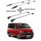 БАГАЖНИК КОМПЛЕКТ НАПРЕЧНИ ГРЕДИ И РЕЙЛИНГИ СИВИ ЗА VOLKSWAGEN T6 / T6.1 (2015-->2024)