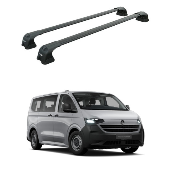 Багажник за Volkswagen T7 (fixpoint) (2024-->) AERO BAR BLACK