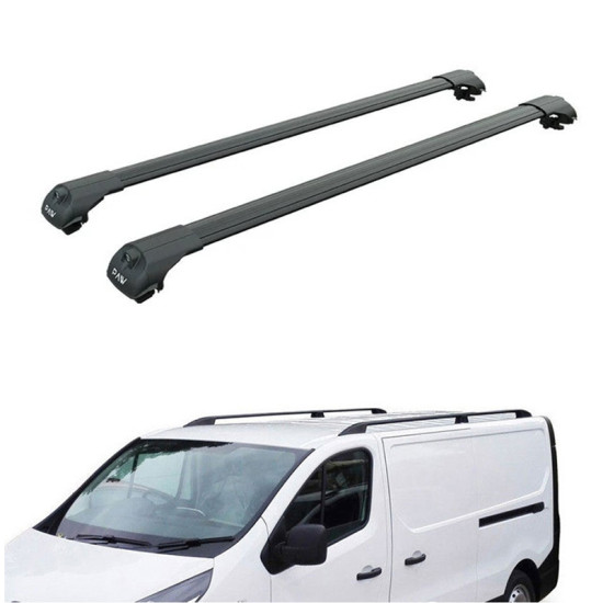 Багажник за Volkswagen T7 (Railing) (2024-->) AERO BAR BLACK