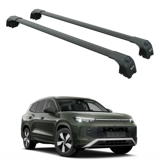Багажник за Volkswagen Tayron 5d. SUV (integrated railing) (2025-->) AERO BAR BLACK