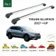 Багажник за Volkswagen Tiguan Allspace 5d (II - railing) (2017-->) AERO BAR