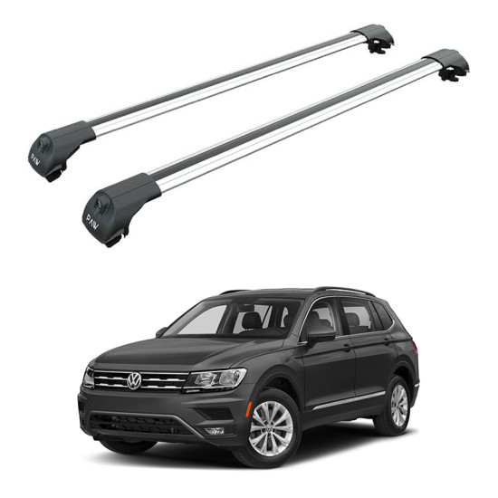 БАГАЖНИК ЗА Volkswagen Tiguan 5d (II - railing) (2016-->2024) AERO BAR