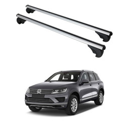 БАГАЖНИК ЗА Volkswagen Touareg 5d (II - railing) (2010-->2018) ALU REILING
