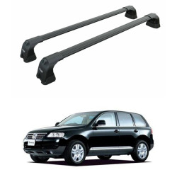 БАГАЖНИК ЗА Volkswagen Touareg 5d (I - T-Profile / T-Track) (2002-->2010) AERO BAR BLACK