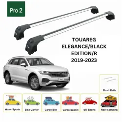 БАГАЖНИК ЗА Volkswagen Touareg 5d (III - integrated railing) (2018-->2023) AERO BAR