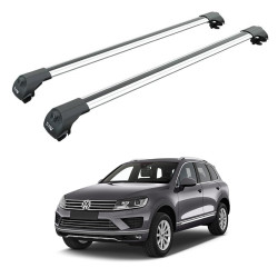 БАГАЖНИК ЗА Volkswagen Touareg 5d (II - railing) (2010-->2018) AERO BAR