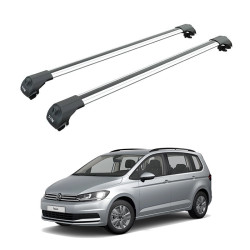 Багажник за Volkswagen Touran 5d (II/5T - railing) (2015-->) AERO BAR