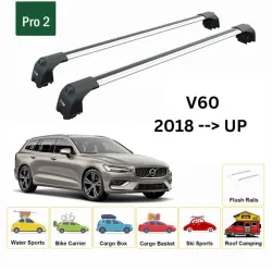 БАГАЖНИК ЗА Volvo V60 Estate (II - integrated railing) (2018-->) AERO BAR