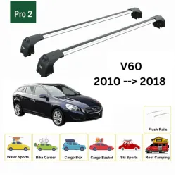БАГАЖНИК ЗАVolvo V60 Estate (standard roof) (2010-->2018) AERO BAR