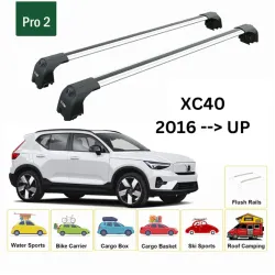 Багажник за Volvo XC40 5d (integrated railing) (2018-->) AERO BAR
