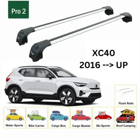 Багажник за Volvo XC40 5d (integrated railing) (2018-->) AERO BAR