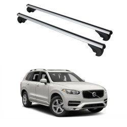 Багажник за Volvo XC90 5d (II - railing) (2015-->2025) ALU REILING