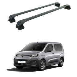 БАГАЖНИК ЗА Citroën Berlingo (III) (Fix point) (2018-->) AERO BAR BLACK