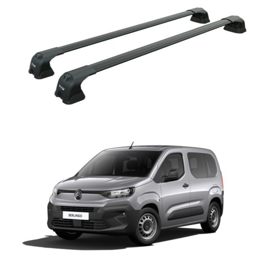 БАГАЖНИК ЗА Citroën Berlingo (III) (Fix point) (2018-->) AERO BAR BLACK