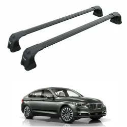 БАГАЖНИК ЗА BMW Serie 5 GT (F07 - fixpoint) (2009-->2017) AERO BAR BLACK