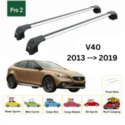 БАГАЖНИК ЗА Volvo V40 CC 5d (Cross Country - integrated railing) (2013-->2019) AERO BAR