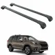Багажник за Subaru Forester 5d (V/SK - railing) (2018-->2024) AERO BAR BLACK
