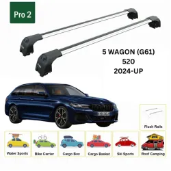 Багажник за BMW Serie 5 Touring / i5 Touring (G61 - integrated railing) (2024-->) AERO BAR