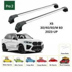 Багажник за BMW X5 5d (G05 - integrated railing) (2023-->) AERO BAR