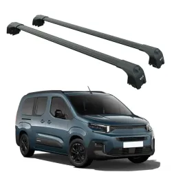 Багажник за Citroën Berlingo Multispace M/XL (III - integrated railing) (2024-->) AERO BAR BLACK