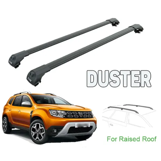 БАГАЖНИК ЗА DACIA DUSTER 5D (II - RAILING) (2018-->) AERO BAR BLACK