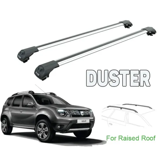 Багажник за Dacia Duster 5d (I.2 - railing) (2014-->2018) AERO BAR