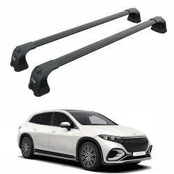 Багажник за Mercedes Benz EQS Suv (X296 - Fix Point) (2022->2025) AERO BAR BLACK
