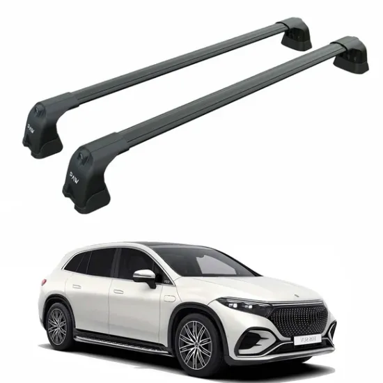Багажник за Mercedes Benz EQS Suv (X296 - Fix Point) (2022->2025) AERO BAR BLACK
