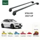 Багажник за ALFA ROMEO STELVIO 5d. SUV (Interated railing 2017->) AERO BAR BLACK
