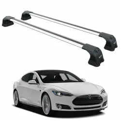 Багажник за TESLA MODEL S 5d. (fixpoint with glass roof) (2013-->2015) AERO BAR