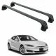 Багажник за TESLA MODEL S 5d. (fixpoint with glass roof) (2016-->2021) AERO BAR BLACK