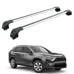 Багажник за Toyota RAV4 5d (V/XA50 - integrated railing) (2018-->) AERO BAR