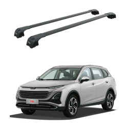 Багажник за Bestune T90 5d (integrated railing) (2024-->) AERO BAR BLACK
