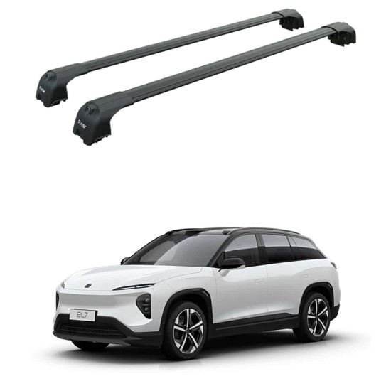 БАГАЖНИК ЗА NIO EL7 5dr SUV (integrated railing) (2022-->) AERO BAR BLACK