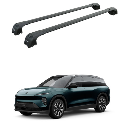 БАГАЖНИК ЗА NIO EL8 5dr SUV (integrated railing) (2023-->) AERO BAR BLACK