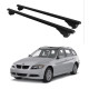 БАГАЖНИК ЗА BMW Serie 3 Touring (E91 - railing) (2005-->2012) ALU REILING BLACK