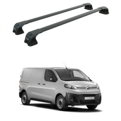 БАГАЖНИК ЗА Citroën Jumpy L1/L2/L3 (XS/M/XL - 3,4,5 fixpoint) (2016-->) AERO BAR BLACK