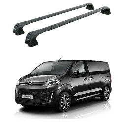 БАГАЖНИК ЗА Citroën Spacetourer L1/L2/L3 (XS/M/XL - 3.4.5 fixpoint) (2016-->) AERO BAR BLACK