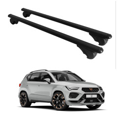 БАГАЖНИК ЗА Cupra Ateca 5d (railing) (2016-->) ALU REILING BLACK