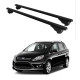 БАГАЖНИК ЗА Ford Grand C-Max 5d (II/C344 - railing) (2010-->2015) ALU REILING BLACK