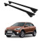 БАГАЖНИК ЗА Hyundai i20 Active (II - railing) (2015-->2020) ALU REILING BLACK