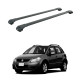 БАГАЖНИК за Suzuki SX4 5d (I - railing) (2006-->2014) AERO BAR BLACK