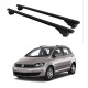БАГАЖНИК за Volkswagen Golf Plus (V - railing) (2004-->2009) (VI - railing) (2009-->2014) ALU REILING BLACK